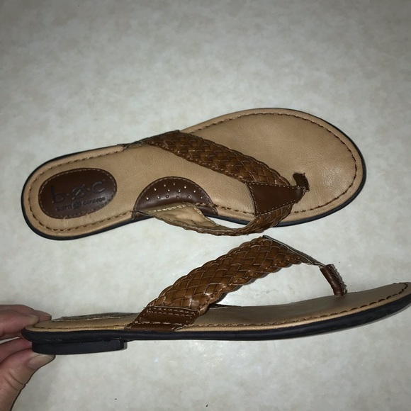 b.o.c. Shoes - b.o.c. Braided brown sandals